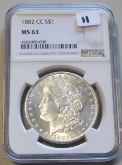 $1 1882-CC CARSON CITY MORGAN NGC MS 63