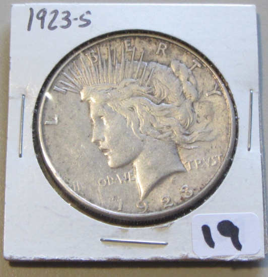 $1 1923-S PEACE SILVER DOLLAR