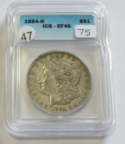 $1 1894-O MORGAN ICG XF 45
