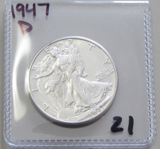 1947-D WALKING LIBERTY HALF