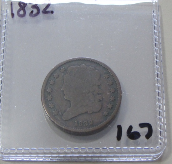 1832 HALF CENT CLASSIC HEAD