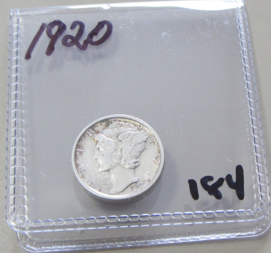 1920 MERCURY DIME