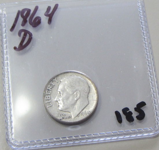 1964-D SILVER DIME