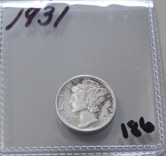 1931 MERCURY DIME