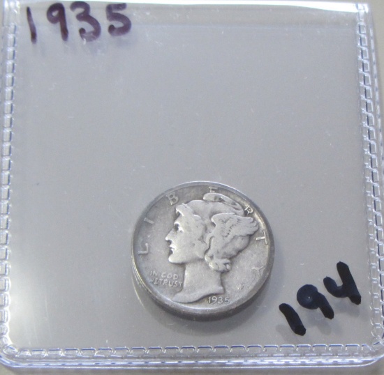 1935 MERCURY DIME