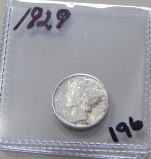 1929 MERCURY DIME