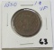 1850 Large Cent VF