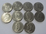 Lot of 10 - 1976D Bicentennial Eisenhower Dollar
