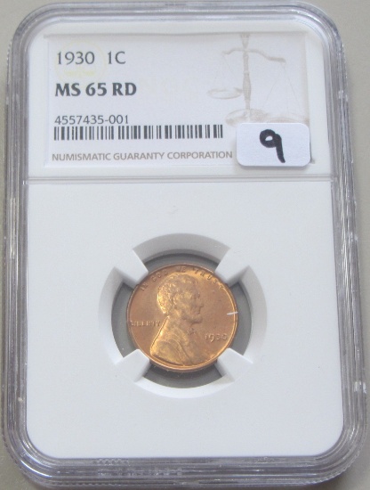 1930 WHEAT RED GEM NGC 65