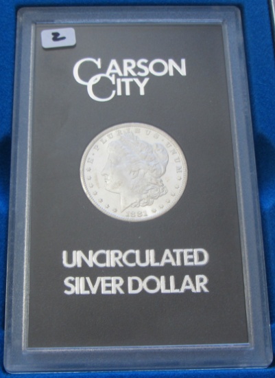 KEY DATE$1 1881 CC CARSON CITY GSA MORGAN UNCIRCULATED