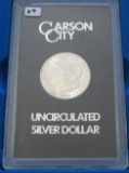$1 1882-CC CARSON CITY MORGAN TOUGH DATE UNCIRCULATED WITH BOX