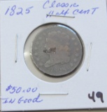 1825 1/2 Cent Classic Head