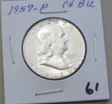 1957-P Franklin Half Dollar BU