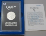 $1 1884-CC CARSON CITY MORGAN GSA WITH BOX AND PAPER