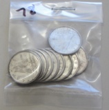 Lot of 10 - Canada Silver Dimes 