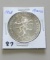 1968 Mexico Olympics Silver Coin BU