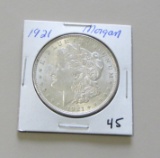 1921 Morgan Dollar AU/BU