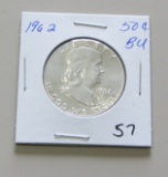 1962 Franklin Half Dollar BU