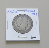 1912-D Barber Half Dollar F/VF