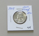 1959 Silver Washington Proof Quarter BU