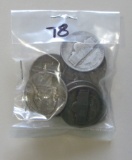 Lot of 12 - Silver War Nickel