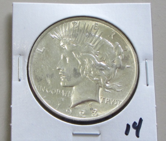 $1 1923 PEACE SILVER DOLLAR