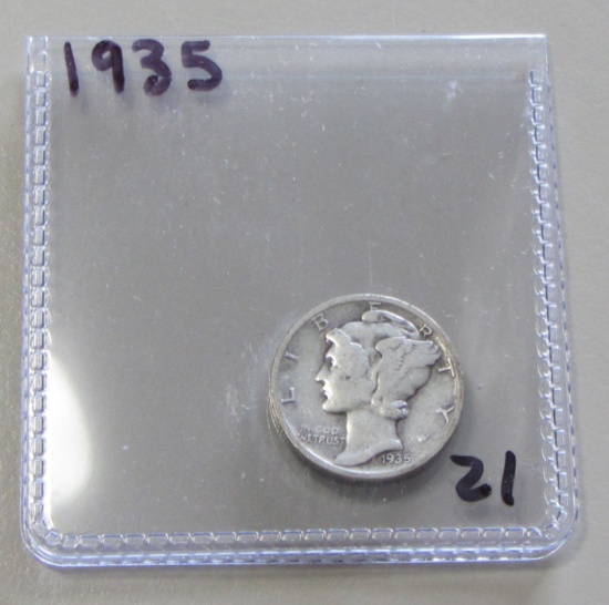 1935 MERCURY DIME