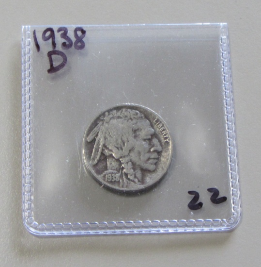 1938-D U BUFFALO NICKEL