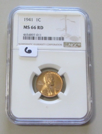 1941 WHEAT CENT NGC MS 66