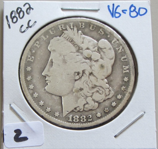 $1 1882 CC CARSON CITY MORGAN SILVER DOLLAR