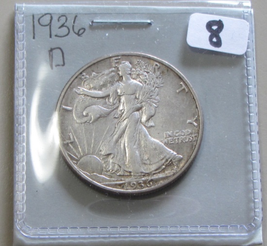 1936-D WALKING LIBERTY HALF