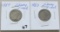 Lot of 2 - 1883 & 1884 Liberty Nickel - Better Dates