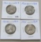 Lot of 4 - 1935, 1939-S, 1941 & 1960-D Silver Washington Quarter 