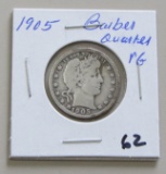 1905 Barber Quarter VG