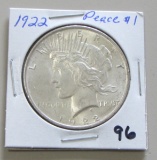 1922 Peace Dollar BU