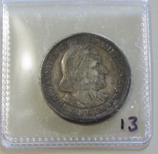 1893 COLUMBIAN EXPO SILVER HALF