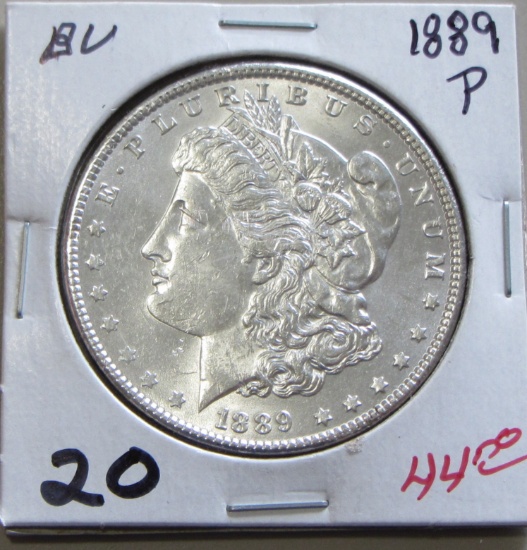 $1 1889 BRILLIANT UNCIRCULATED MORGAN