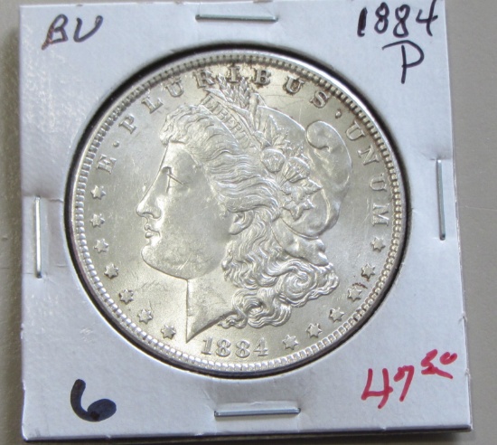 $1 1884 BRILLIAN UNCIRCULATED MORGAN