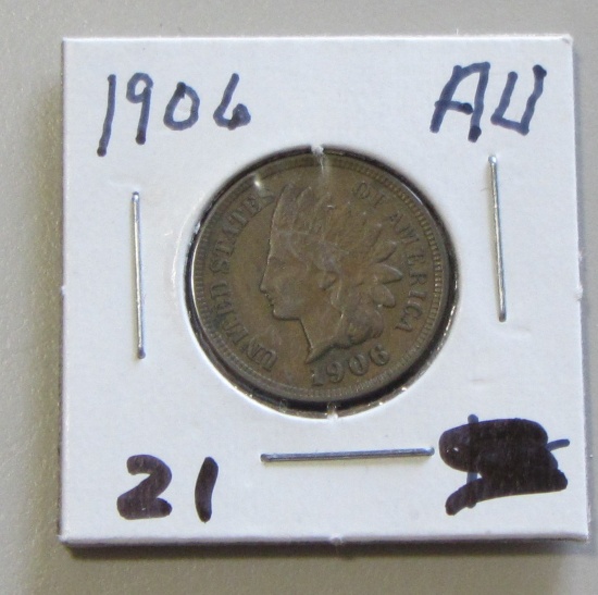 1906 HIGH GRADE INDIAN HEAD CENT