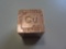 10 OUNCE PURE COPPER CUBE NEAT ITEM