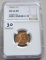 1955-S WHEAT CENT NGC MS 66 RED