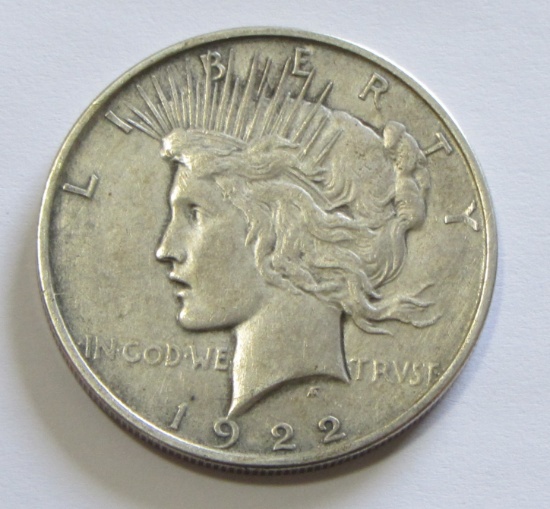 $1 1922-D PEACE SILVER DOLLAR