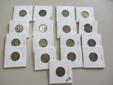 LOT OF 17 SILVER NICKELS