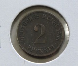 2 PFENNIG 1875 TOUGH COIN
