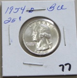 1954-D Washington Silver Quarter BU