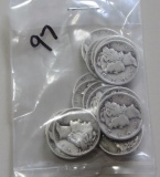 Lot of 15 - Mixed Silver Mercury Dimes