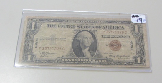 $1 1935 HAWAII SILVER CERTIFICATE
