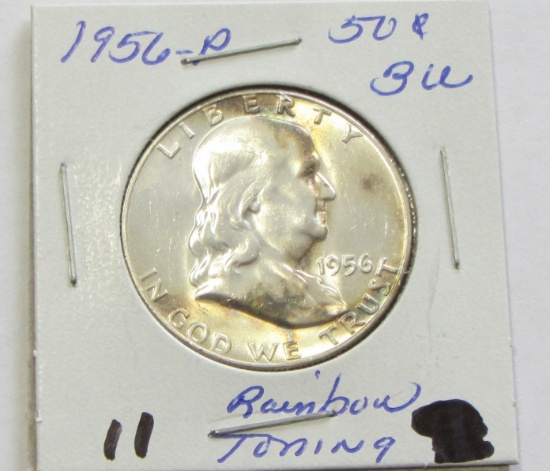 1956 BU FRANKLIN HALF