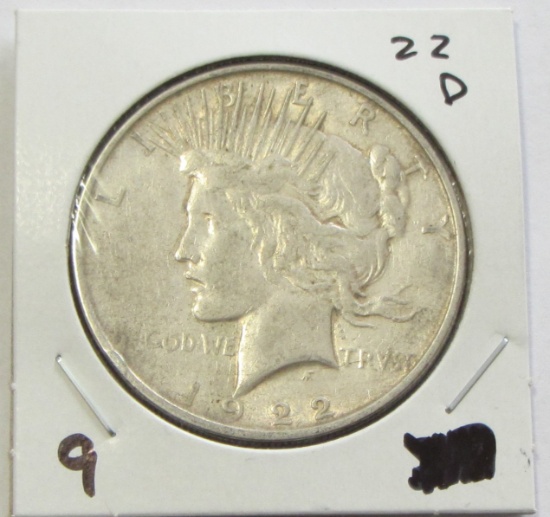 $1 1922-S PEACE SILVER DOLLAR