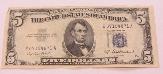 $5 SILVER CERTIFICATE